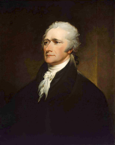 Alexander Hamilton dies