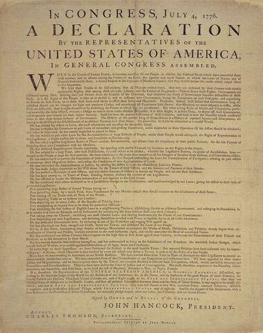 Declaration of Independence
