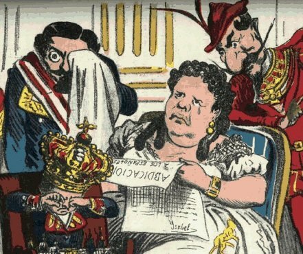 El exilio de Isabel II