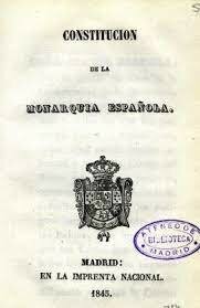 La constitución de 1845.