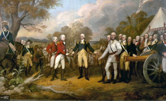 The British Surrender Boston