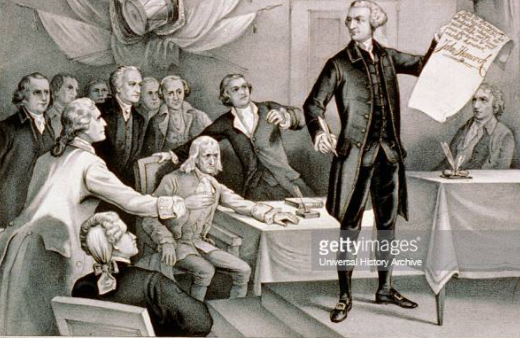 Second Continental Congress Votes For Independence