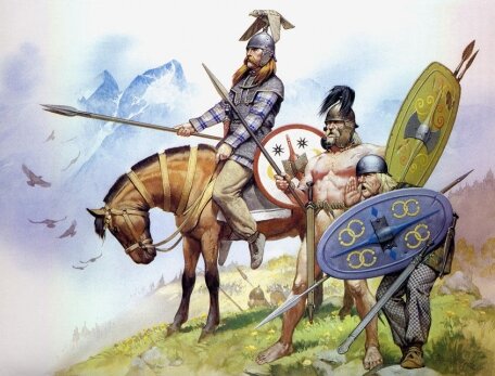 Tres onades invasives de gals ( 390-389  a.C)