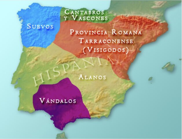 Comienzan las invasiones de los pueblos germánicos.