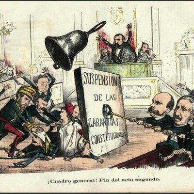 Timeline: El Sexenio Revolucionario (1868-1874): intentos democratizadores. De la Revolución al ensayo republicano.