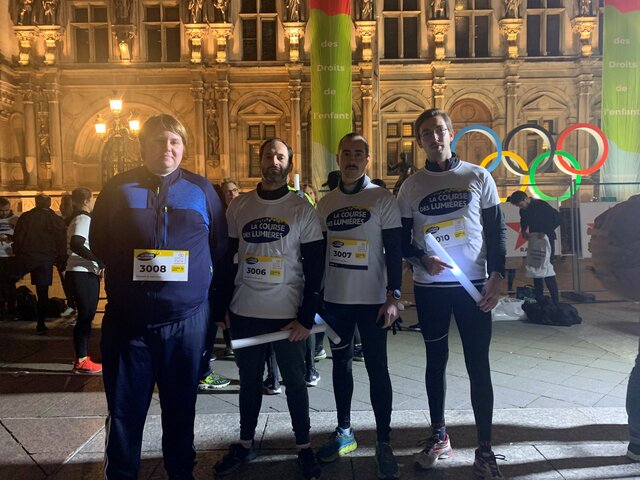 Course des lumières pour l'institut Marie Curie