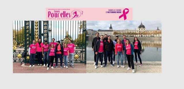 Marche connectée Octobre Rose