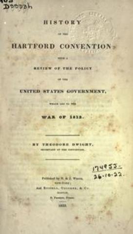Hartford Convention meets during War of 1812