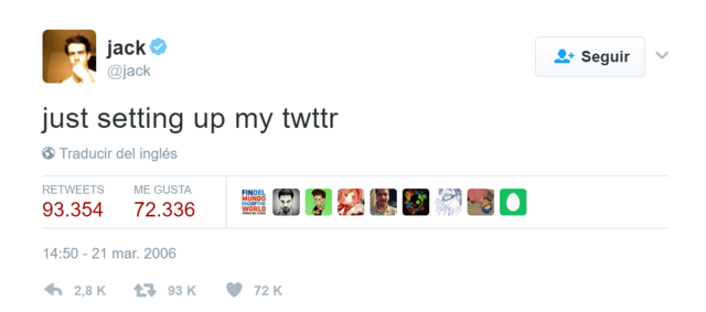 SE ENVÍA EL PRIMER TUIT