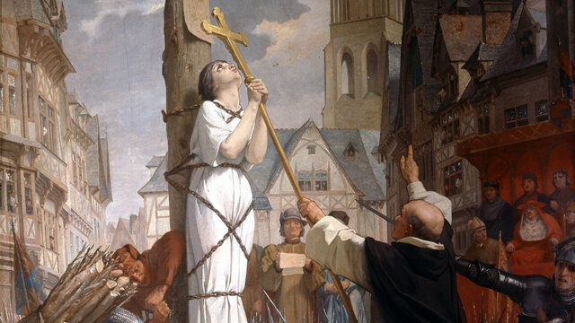 Joan of Arc Burned at the Stake