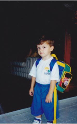 Kike entra na escola