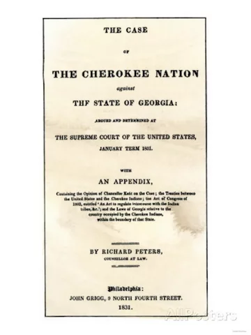 Cherokee V. Georgia