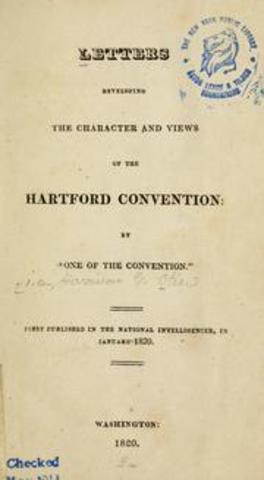 Hartford Convention meets during war of 1812