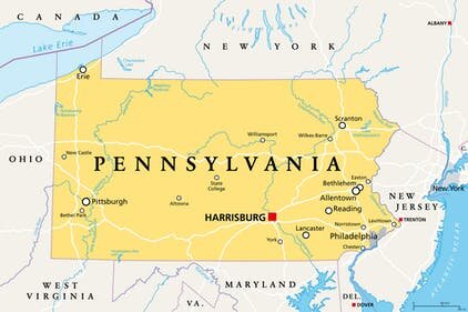 Pennsylvania is established
