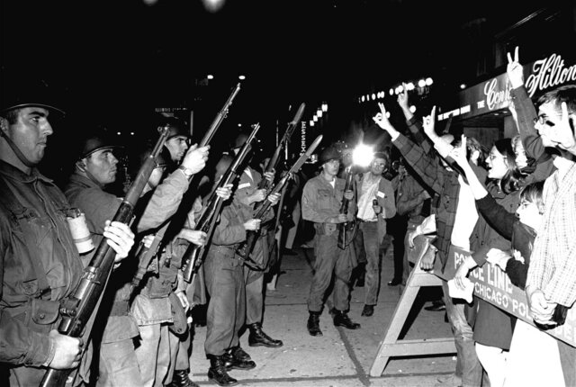 Protests at the 1968 democratic convention
