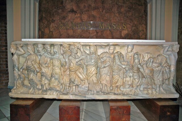 Sarcófago de Santa Engracia. Zaragoza.