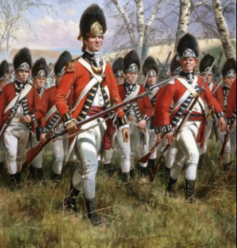 1,000's of Redcoats in Boston
