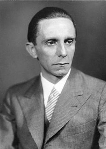 Joseph Goebbels calls for radical action