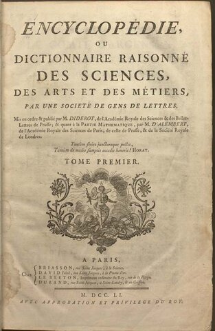 The Encyclopédie