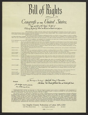 Bill of rights