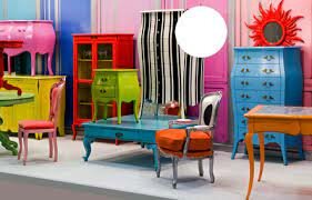 Colorful furniture