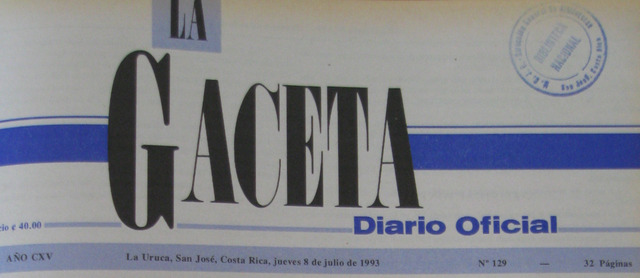 Aprobación de la norma NCR EN 45 020:1993 "Términos generales sus definiciones concernientes con la normalización y actividades relacionadas"