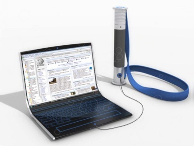 A Computer that Rolls Up Like a Yoga Mat.