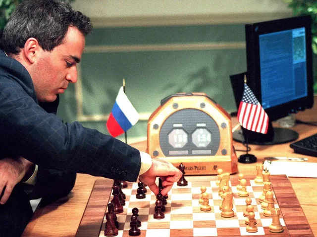 Deep Blue defeats Garry Kasparov