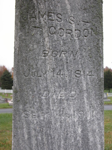 James Smith Gordon dies