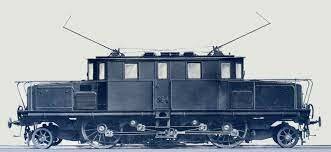Le premier train à traction électrique
