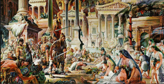 Saqueo de Roma por los visigodos