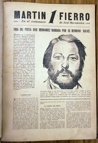 Revista "Martín Fierrro" del "Grupo Florida" (Argentina)
