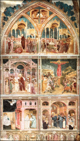 si interrompono i lavori alla cappella della famiglia Ovetari