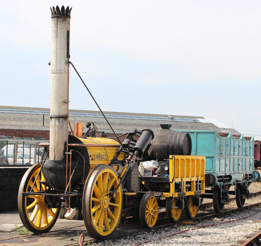 Stephenson´s steam locomotive