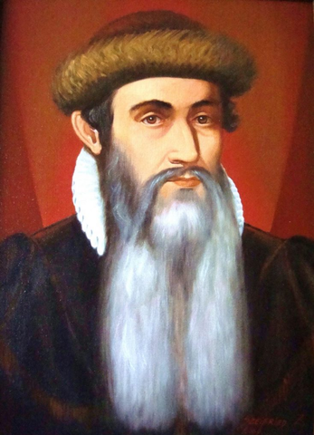Gutenberg (1400-1468) - Invención de la imprenta