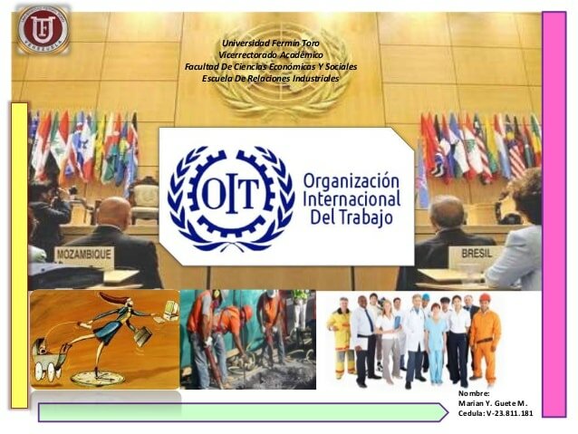 Organización Internacional del Trabajo (OIT)