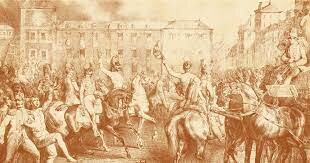 Pronunciamiento de Riego en Las Cabezas de San Juan (Sevilla). Inicio del Trienio Liberal.