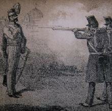 Ejecución del general Diego de León