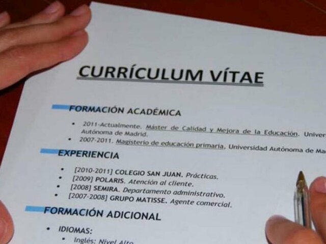 Asociación al curriculum vitae.