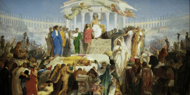 The Roman Senate Votes to Give Dictatorial Powers to Octavian