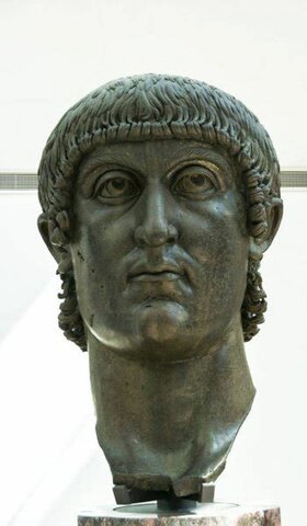Estatua colosal de Constantino. Primera mitad del siglo IV d.C