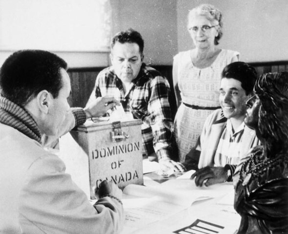 First Nations People in Canada Are Granted Suffrage