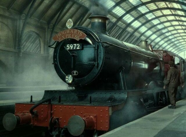 El expreso de Hogwarts es construido
