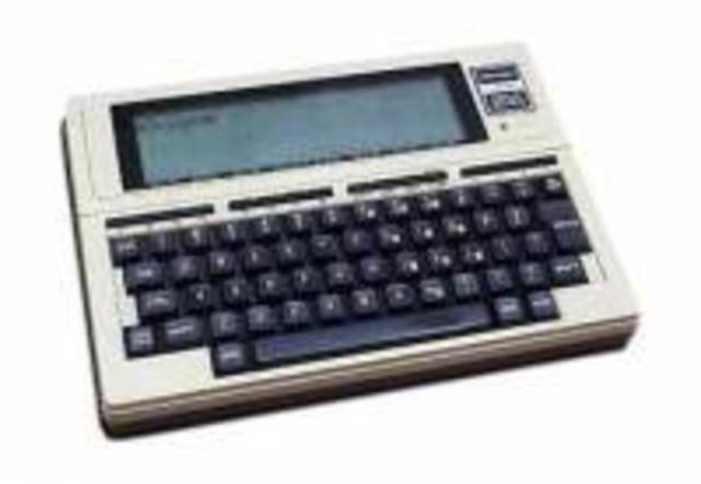 The first laptop