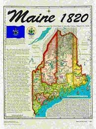 Maine becomes a state