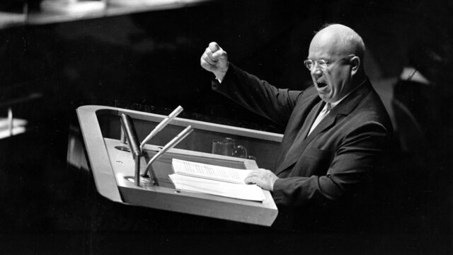 Khrushchev calls for peaceful coexistence-