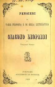 Scrive lo Zibaldone (1817-1827)