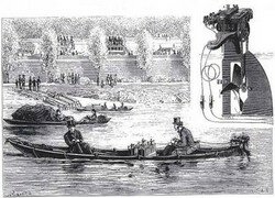 1er bateau à moteur électrique - Moritz Hermann Van Jacobi