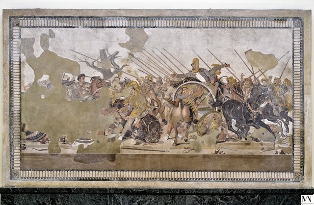 Mosaico de la Batalla de Issos (Pompeya)