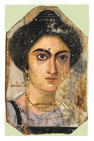 Retrato de Fayum del Museo Archeologico Nazionale di Firenze